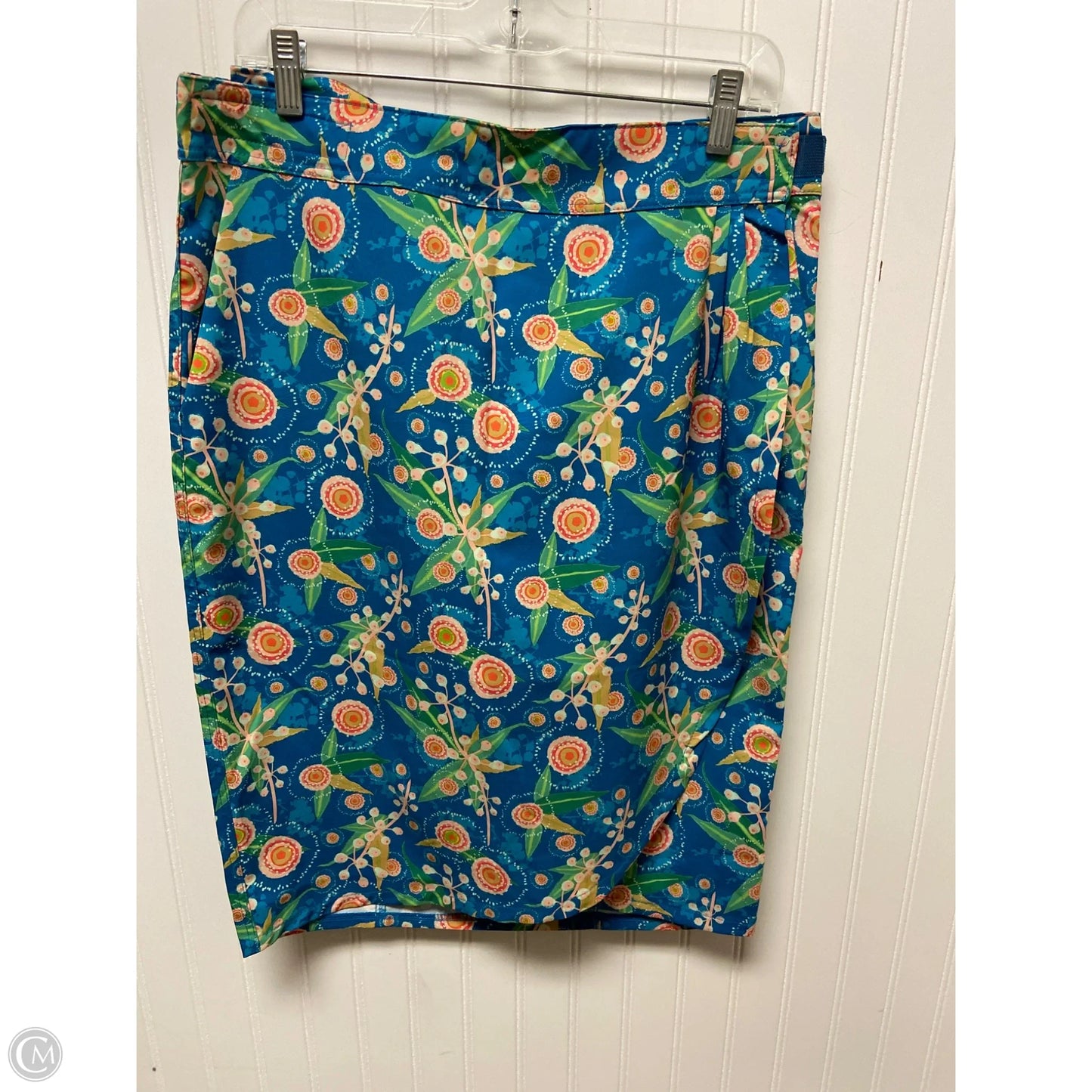 Swimwear Cover-up By Clothes Mentor In Floral Print, Size: M