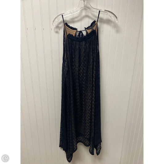 Dress Party Midi By Bcbgmaxazria In Black & Tan, Size: M
