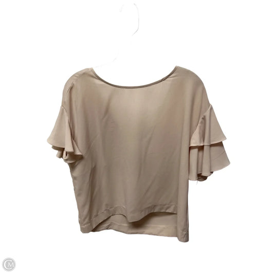Top Short Sleeve By Buffalo David Bitton In Beige, Size: M