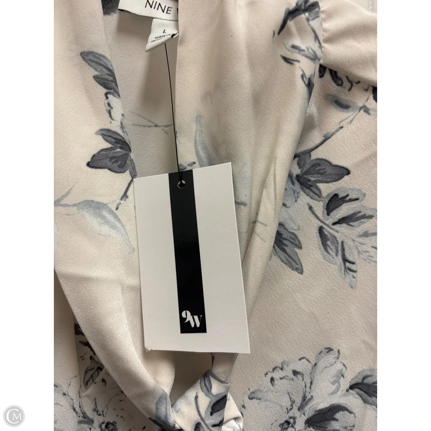 Top Sleeveless By Nine West In White, Size: L