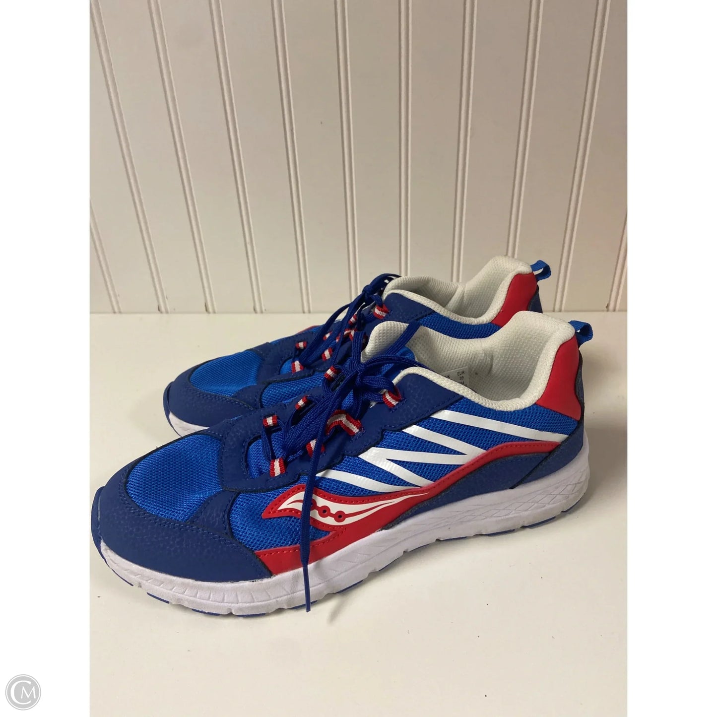 Shoes Athletic By Saucony In Blue & Red & White, Size: 7