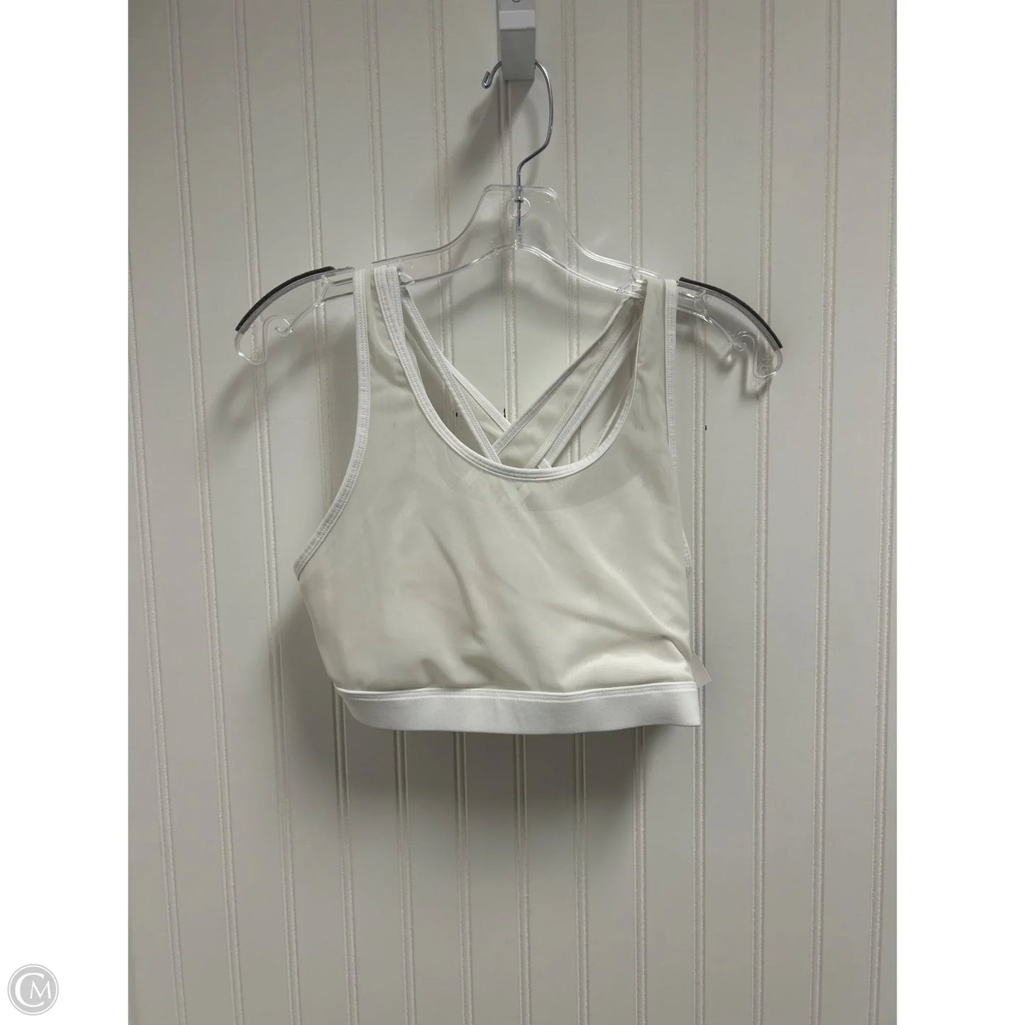 Athletic Bra By Fabletics In White, Size: S