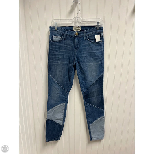 Jeans Skinny By Current Elliott In Blue Denim, Size: 2