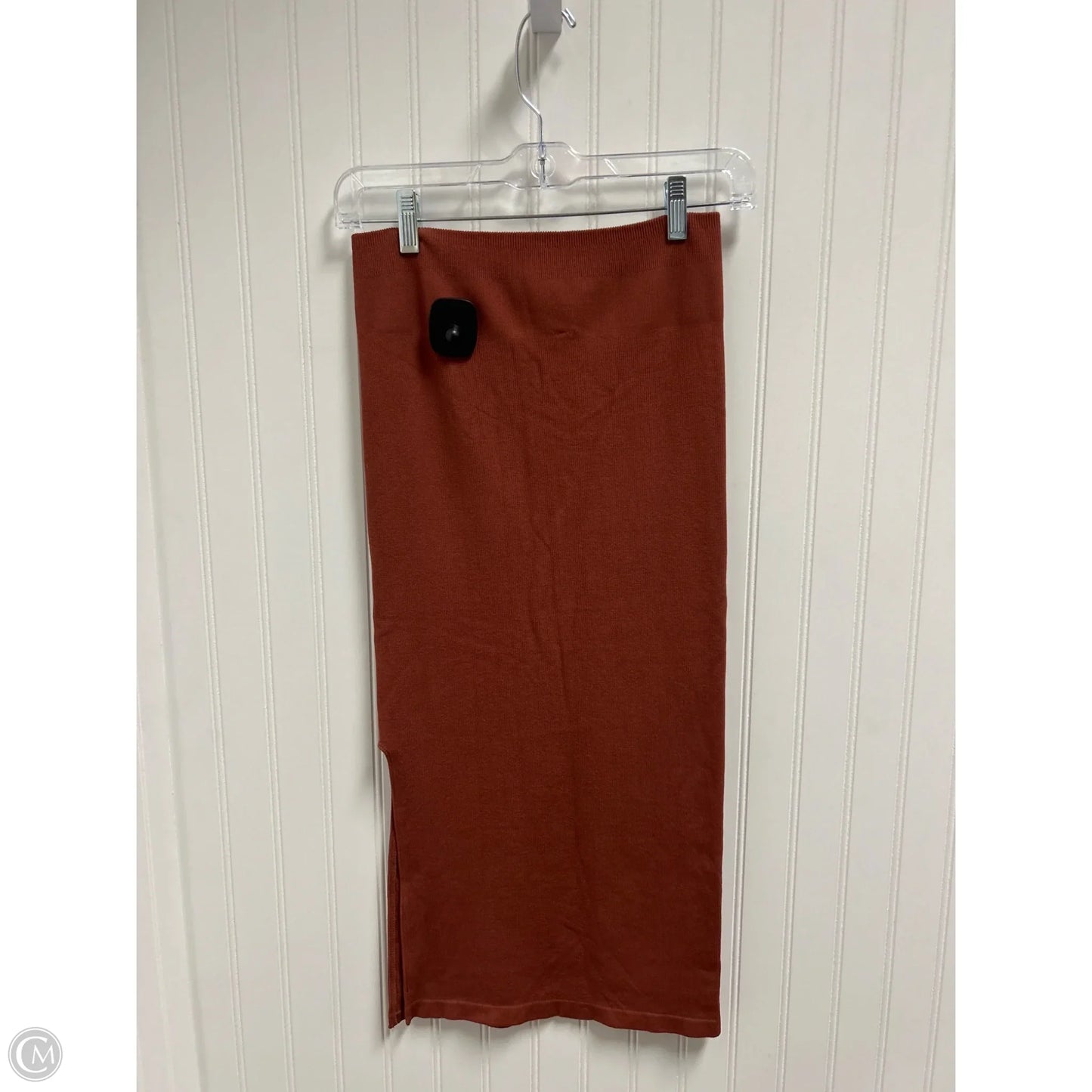Skirt Midi By Fabletics In Orange, Size: 8