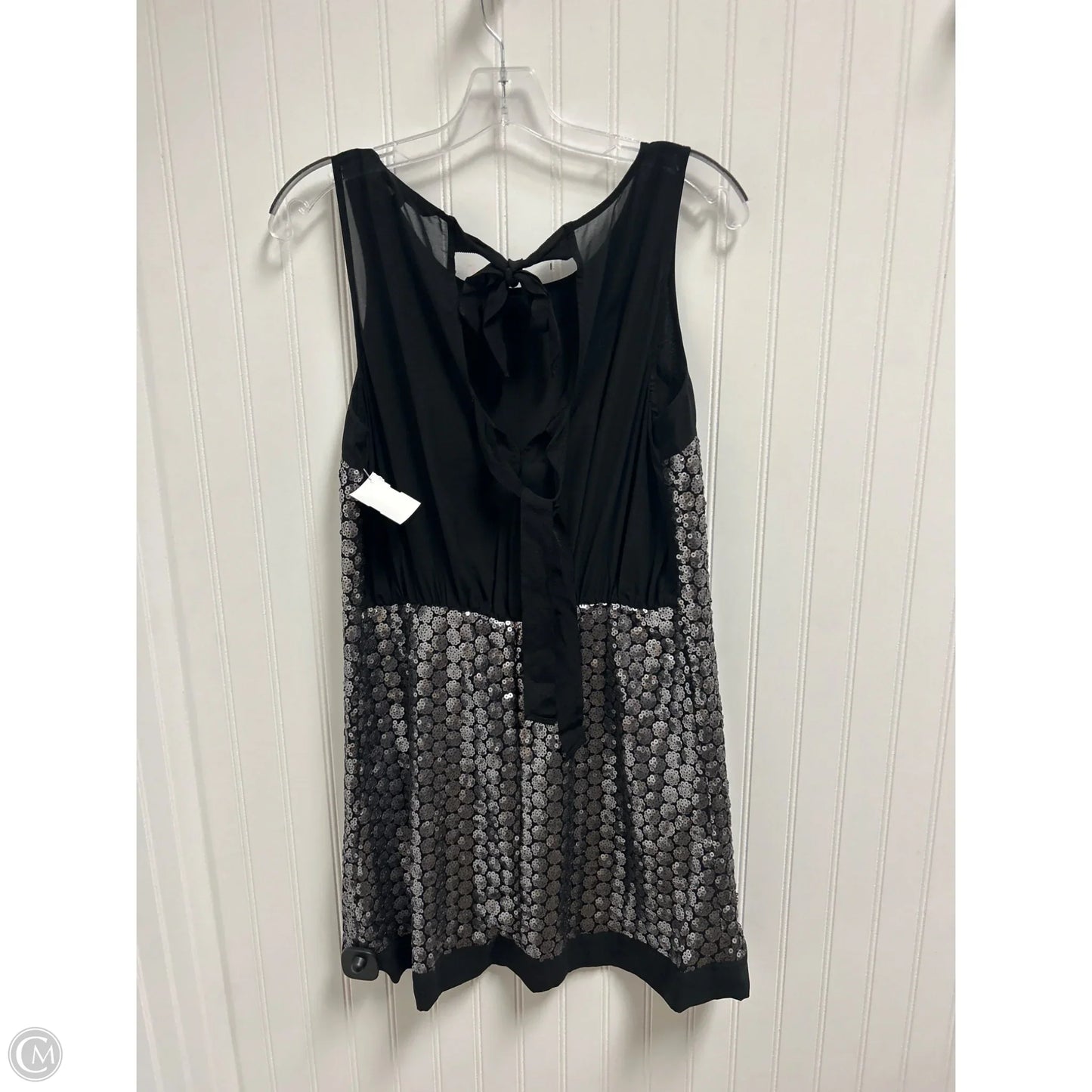 Dress Party Short By Victorias Secret In Black & Silver, Size: Sp
