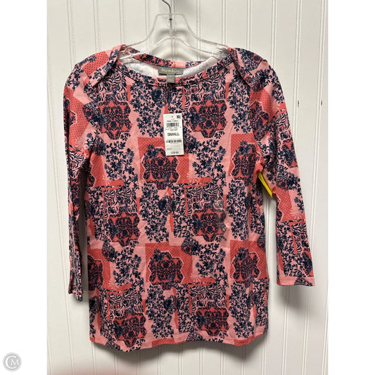 Top Long Sleeve Basic By Style And Company In Pink, Size: S