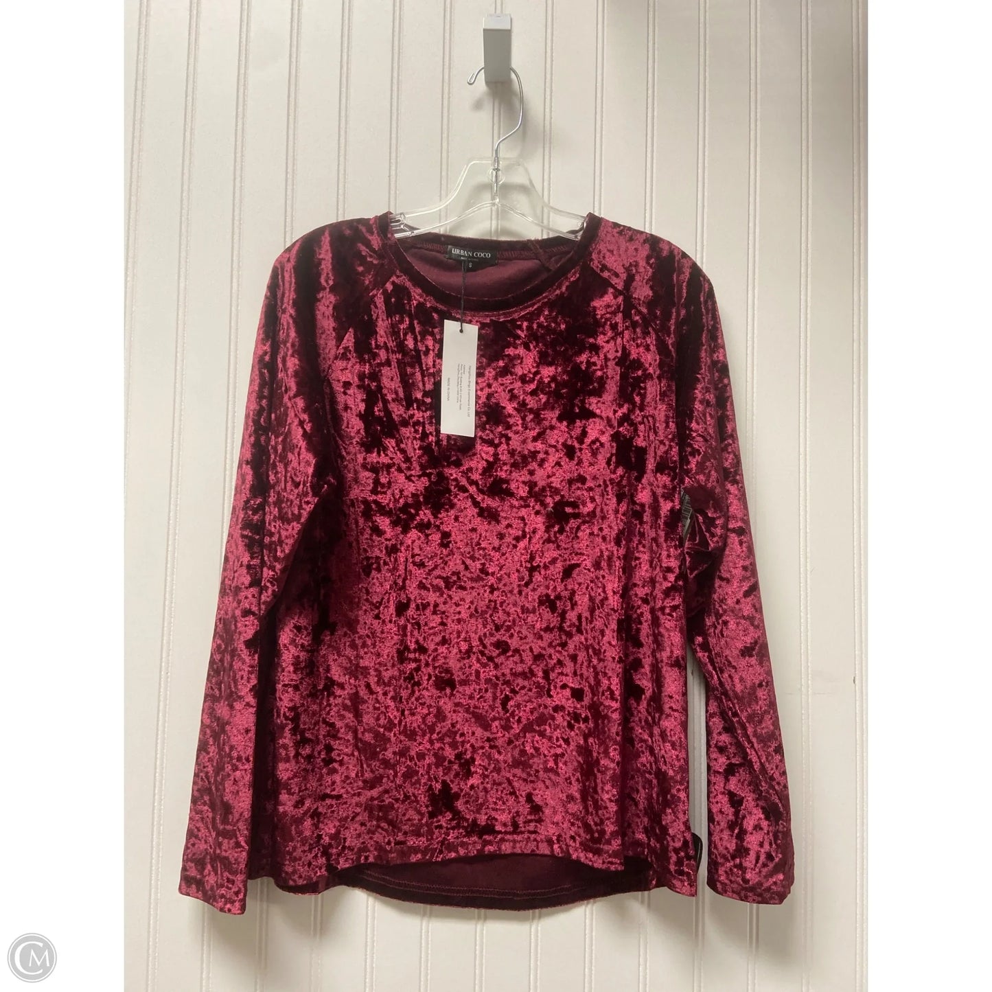 Top Long Sleeve By Clothes Mentor In Purple, Size: S