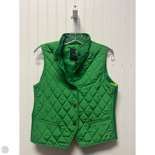 Vest Puffer & Quilted By Talbots In Green, Size: Sp