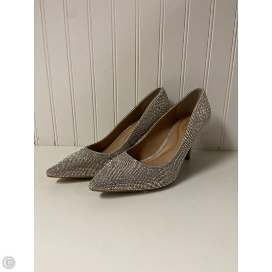 Shoes Heels Stiletto By Inc In Silver, Size: 10