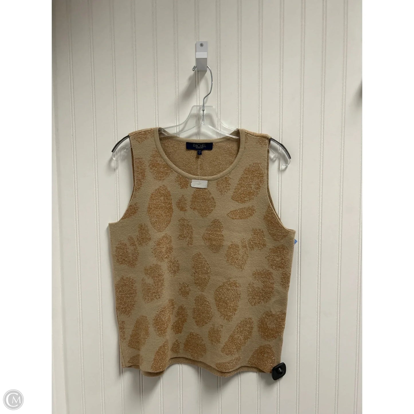 Top Sleeveless By Rachel Roy In Tan, Size: L