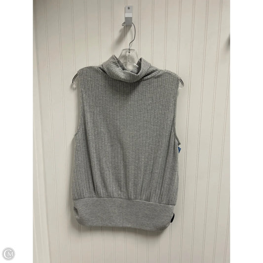 Top Sleeveless By Democracy In Grey, Size: L