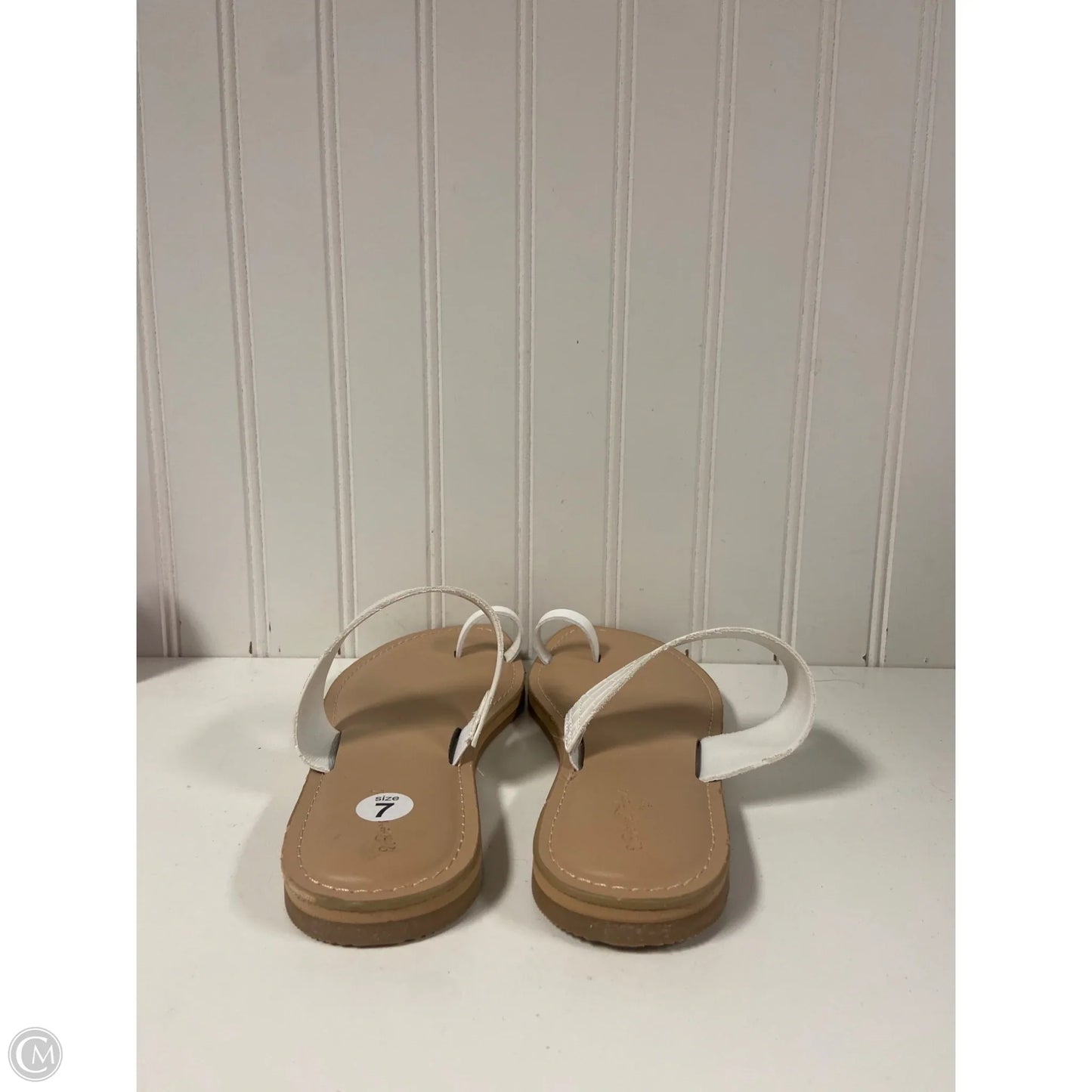 Sandals Flats By Universal Thread In White, Size: 7