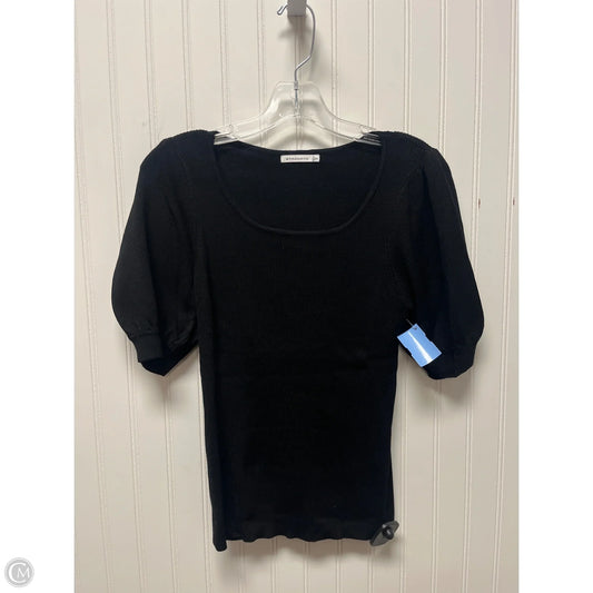 Sweater Short Sleeve By Staccato In Black, Size: S