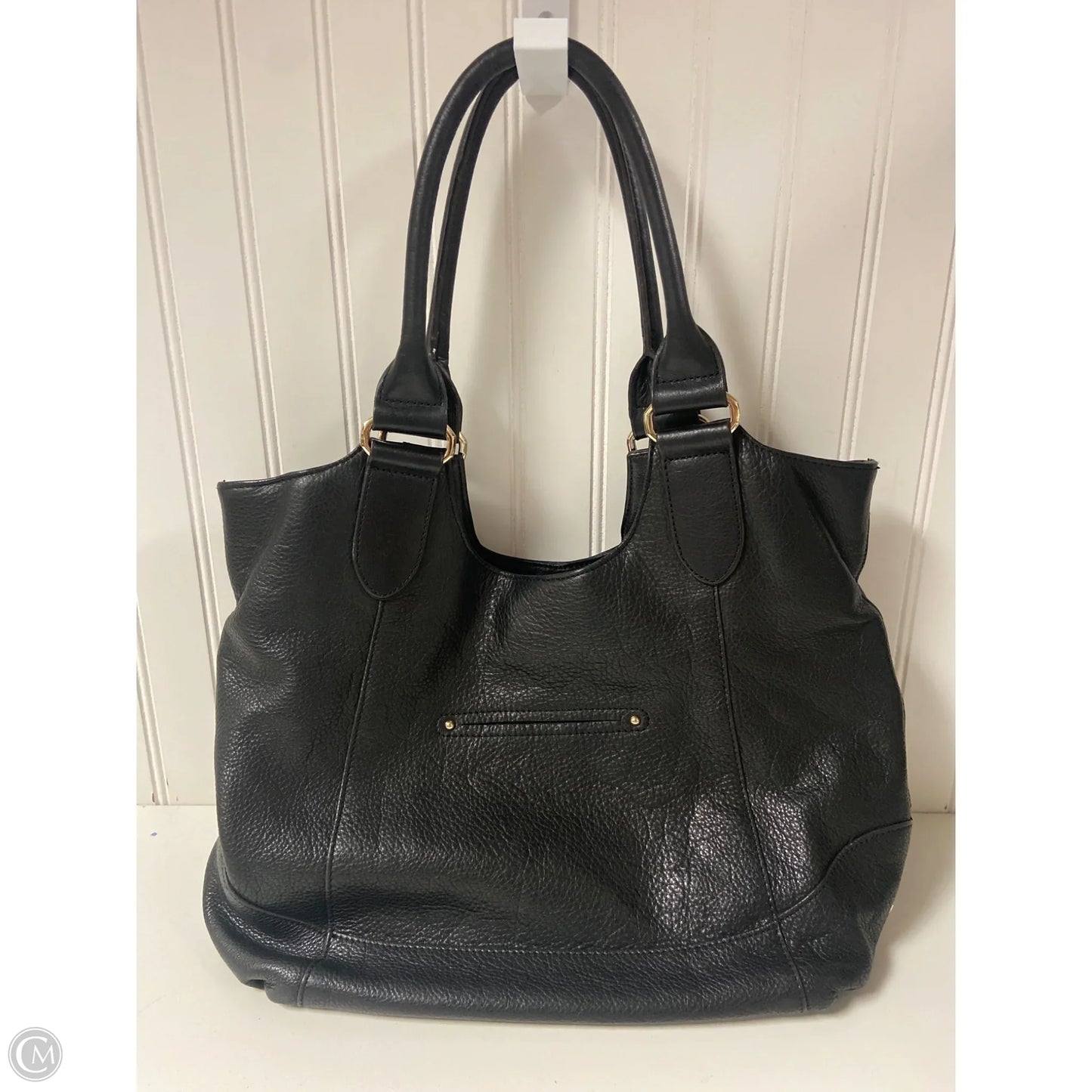 Handbag Leather By B. Makowsky, Size: Large