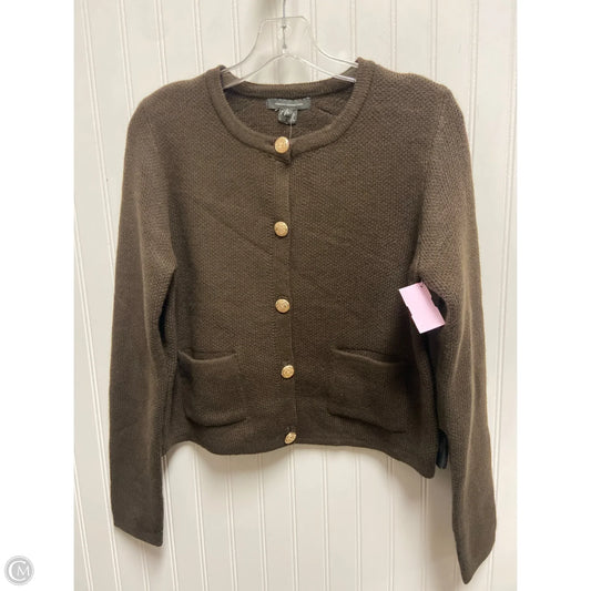 Sweater Cardigan By French Connection In Brown, Size: S