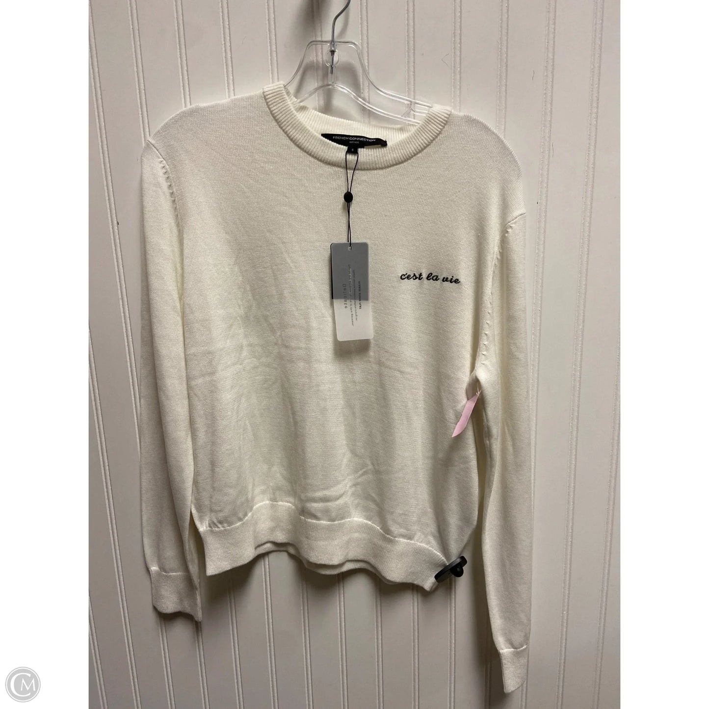 Sweater By French Connection In White, Size: S