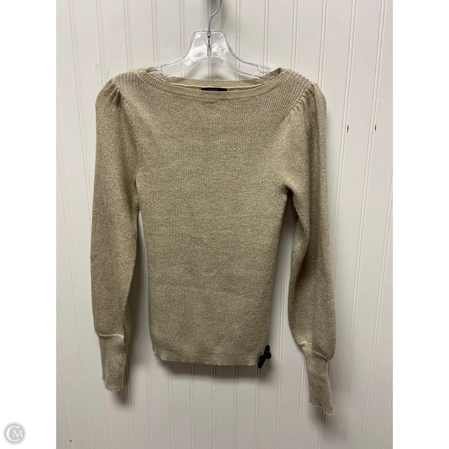 Sweater By Tahari In Gold, Size: M