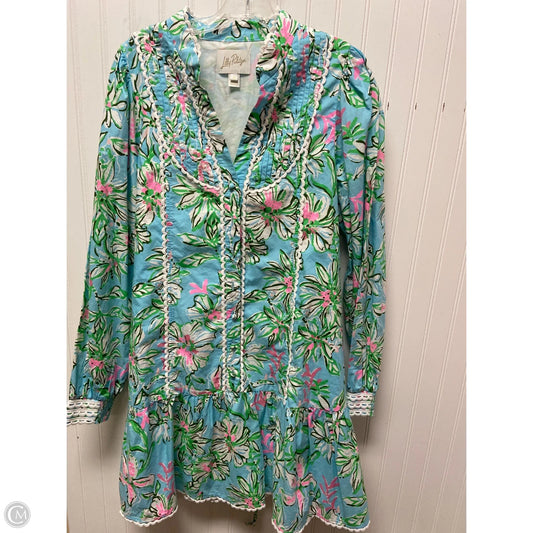 Dress Designer By Lilly Pulitzer In Blue, Size: 1x