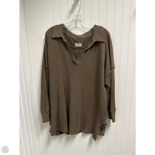Top Long Sleeve By We The Free In Green, Size: M