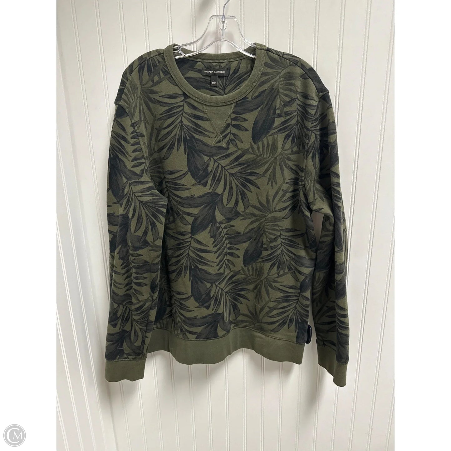 Sweater By Banana Republic In Green, Size: L