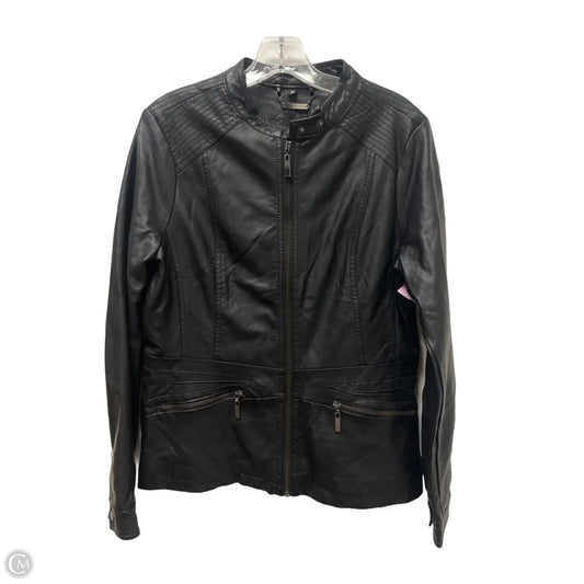 Jacket Moto By Jou Jou In Black, Size: M
