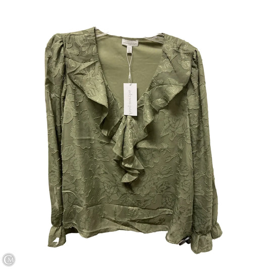 Top Long Sleeve By Adyson Parker In Green, Size: M