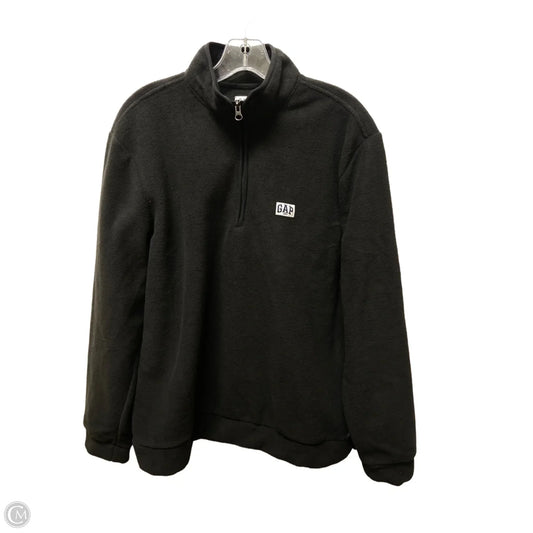 Jacket Fleece By Gap In Black, Size: M