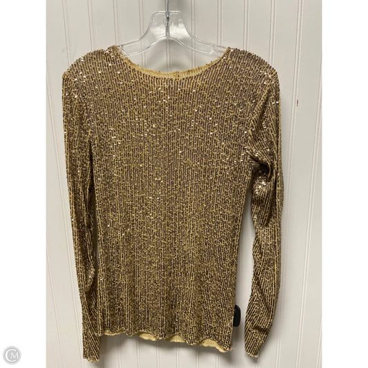 Top Long Sleeve By Free People In Gold, Size: Sp