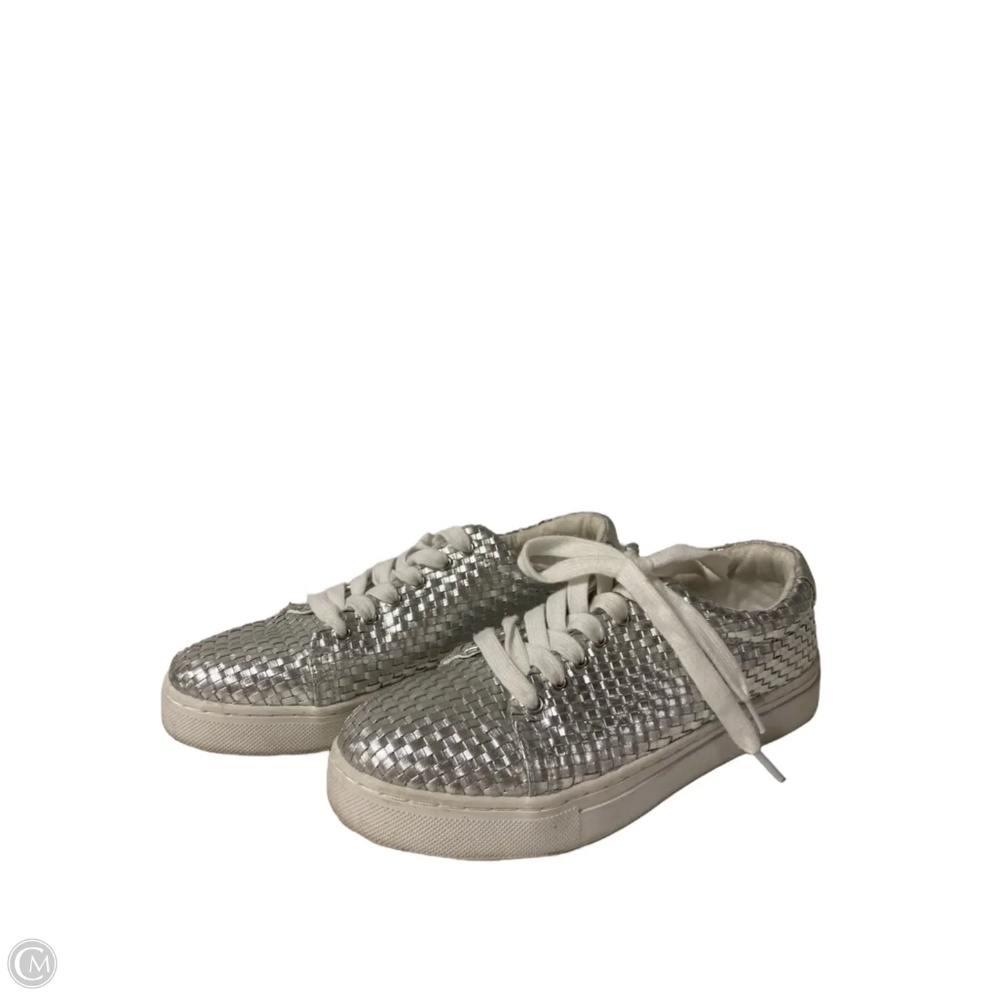 Shoes Sneakers By Isaac Mizrahi Live Qvc In Silver, Size: 8