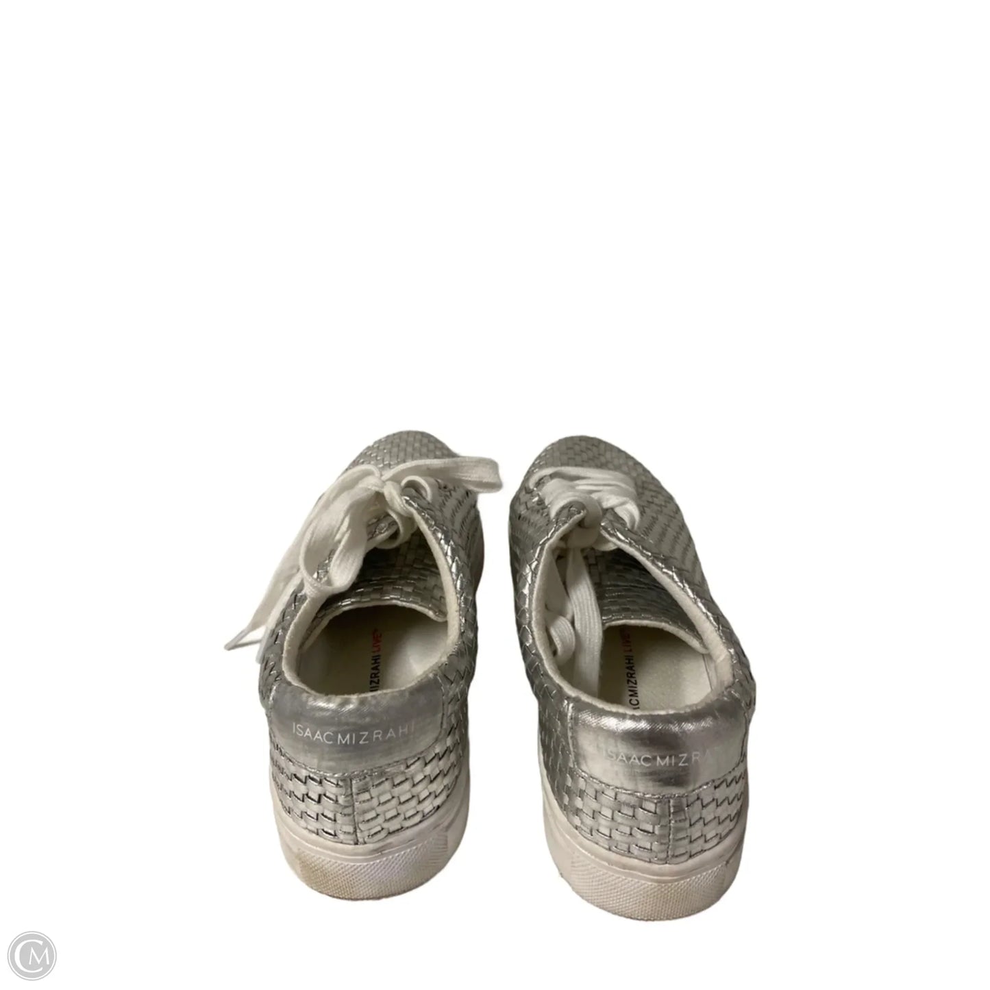 Shoes Sneakers By Isaac Mizrahi Live Qvc In Silver, Size: 8