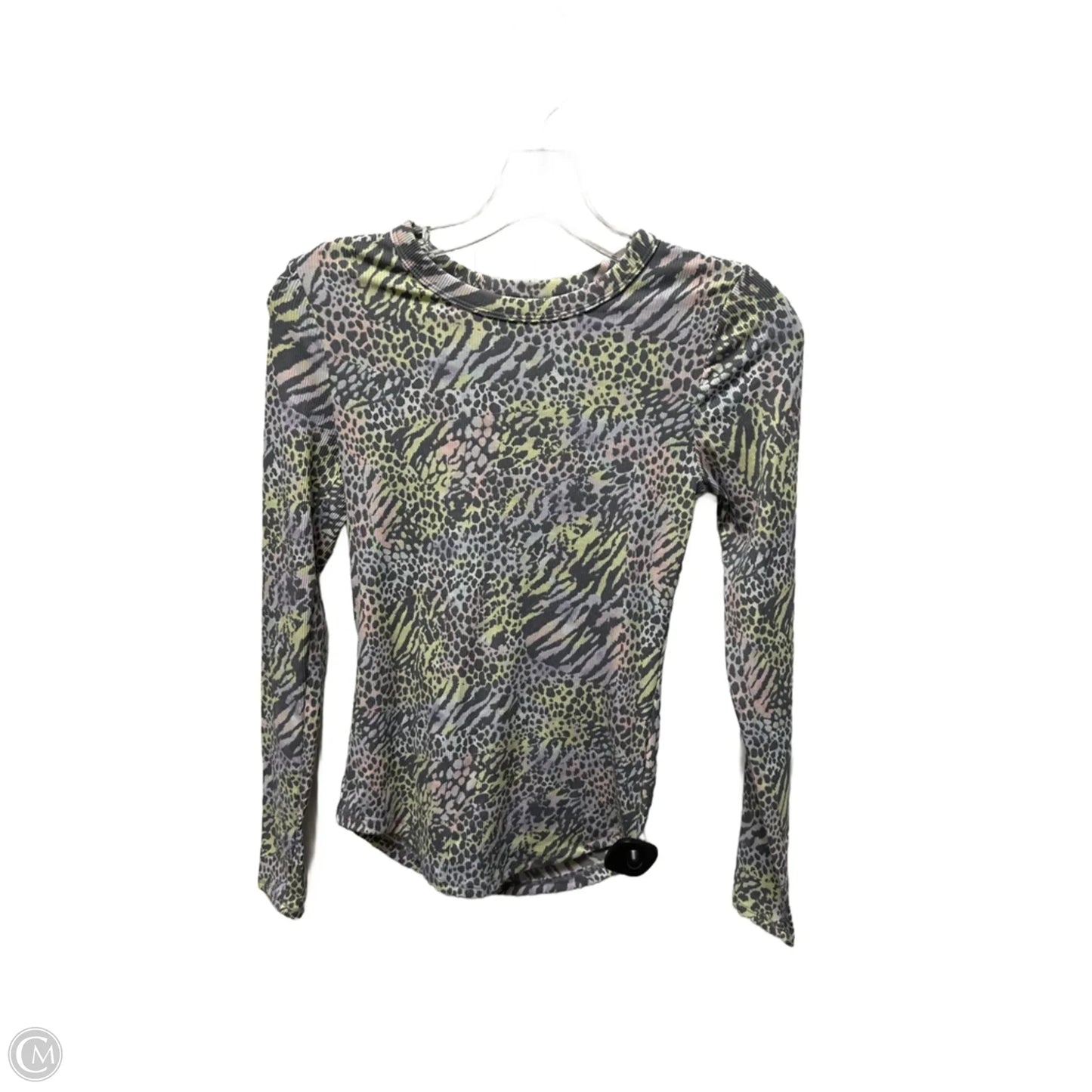 Top Long Sleeve Basic By No Boundaries In Grey, Size: Xs