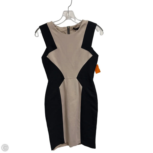 Dress Work By Bcbgmaxazria In Black & Tan, Size: Xs