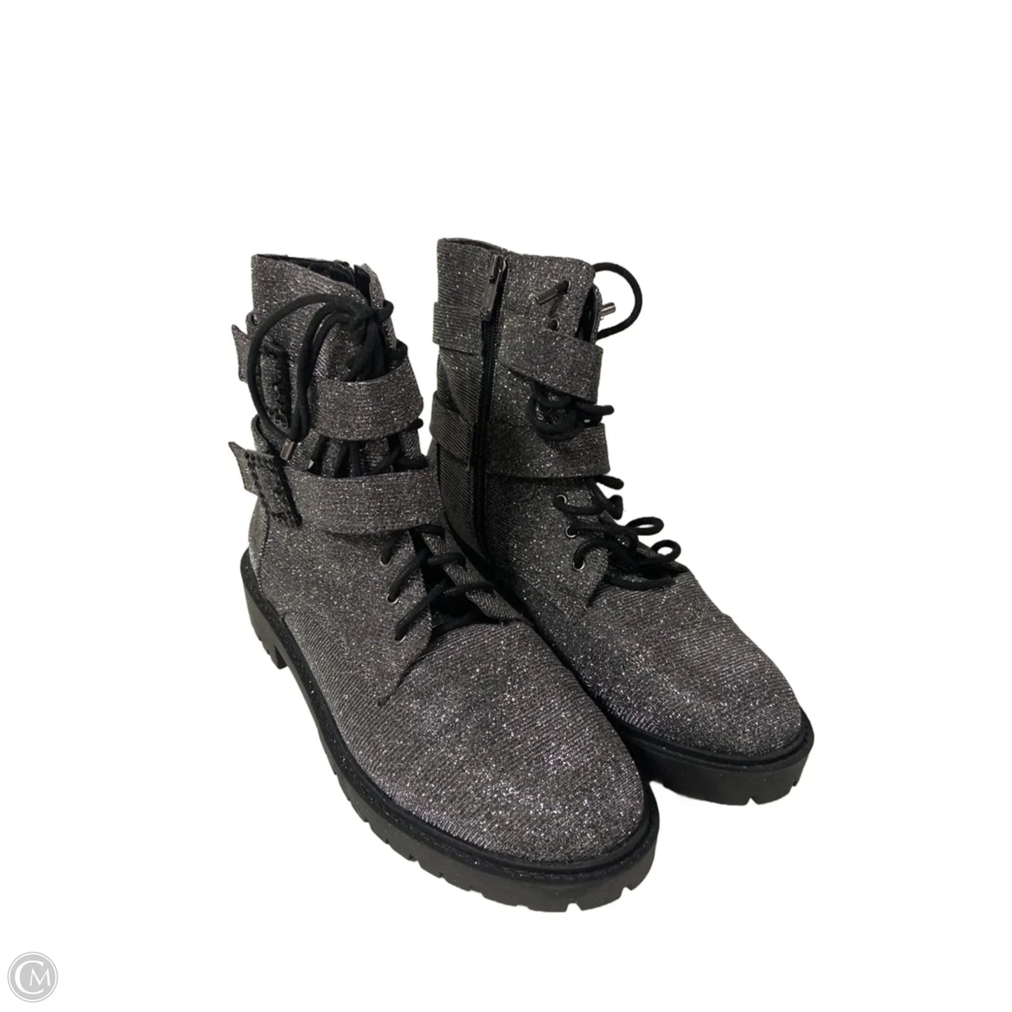 Boots Combat By Jessica Simpson In Silver, Size: 10