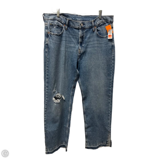 Jeans Boyfriend By Gap In Blue Denim, Size: 16