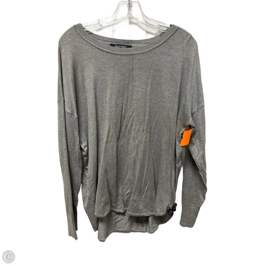 Sweater By Ellen Tracy In Grey, Size: L
