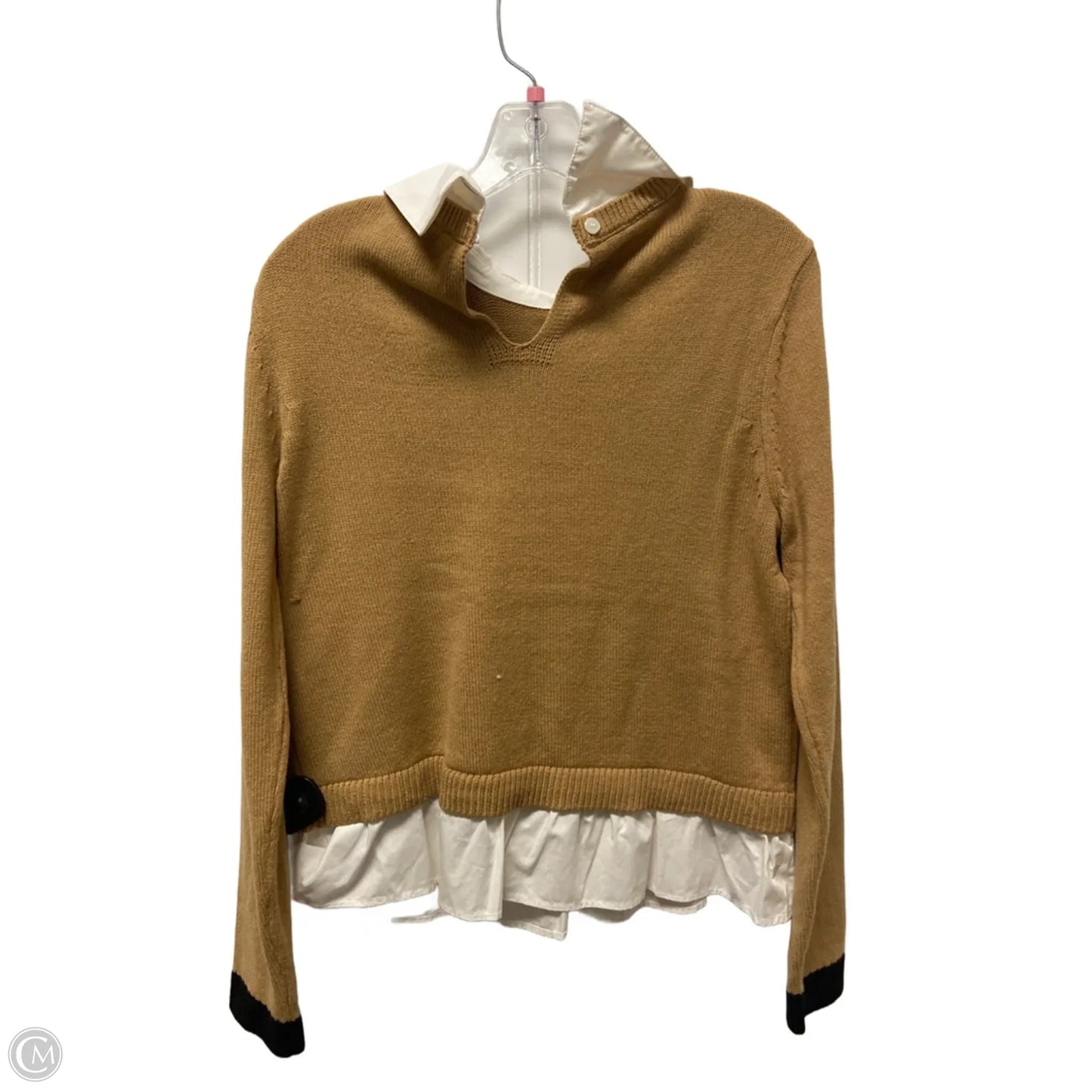 Sweater By Loft In Tan, Size: M