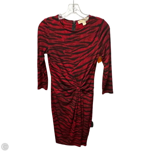 Dress Work By Michael By Michael Kors In Red, Size: Xxs