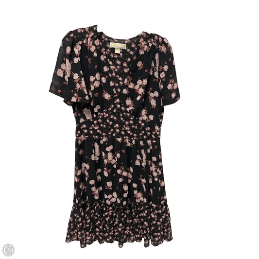 Dress Casual Short By Michael By Michael Kors In Black & Pink, Size: M