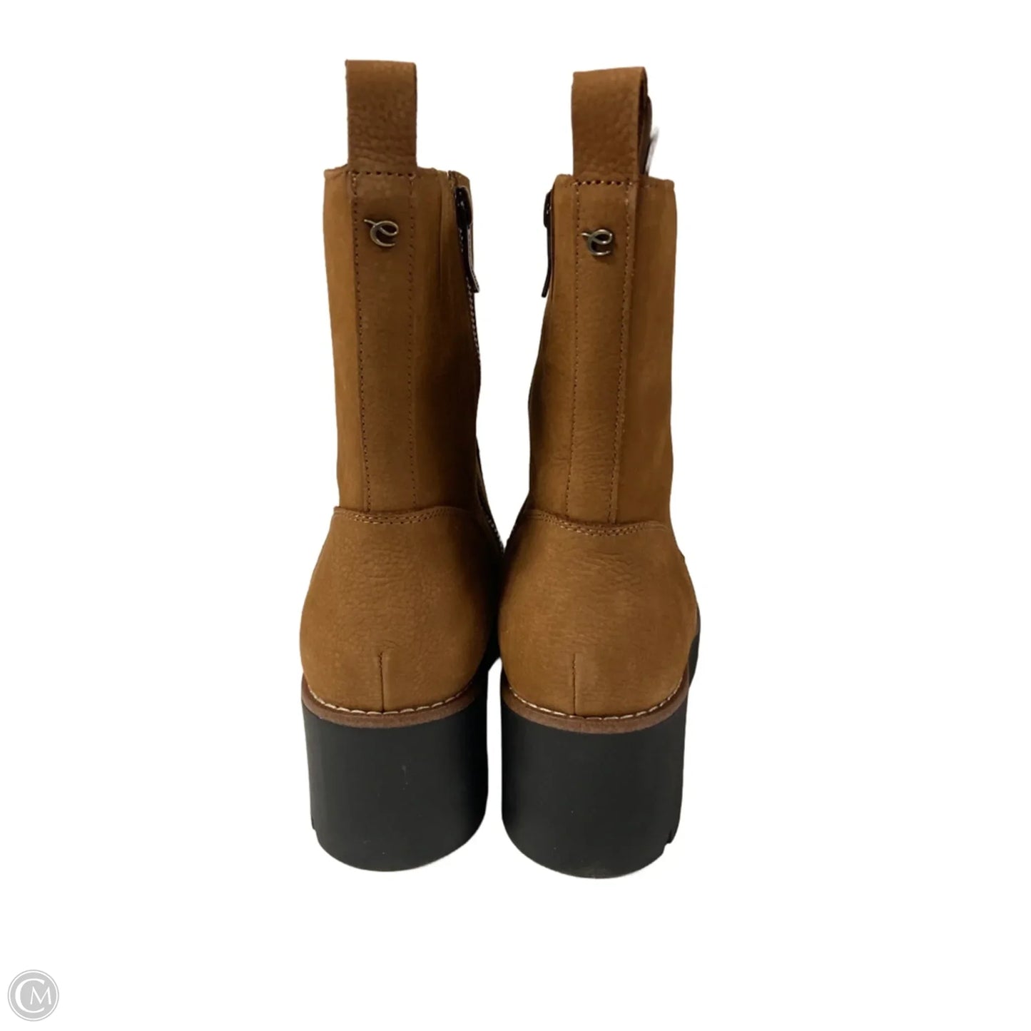 Boots Mid-calf Flats By Easy Spirit In Tan, Size: 8.5