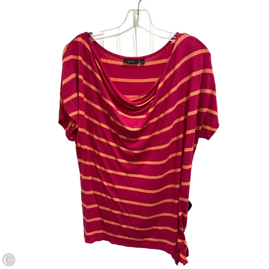 Top Short Sleeve Basic By Apt 9 In Striped Pattern, Size: Xl