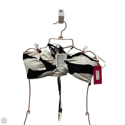 Swimsuit Top By Vince Camuto In Black & White, Size: M