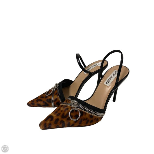 Shoes Heels Stiletto By Steve Madden In Animal Print, Size: 7.5