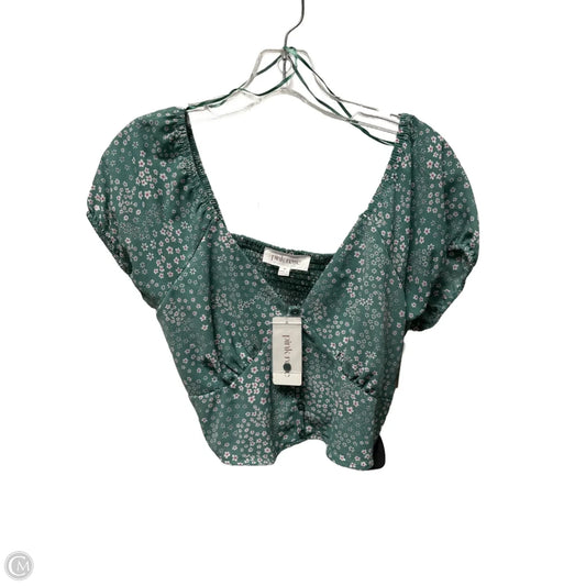 Top Sleeveless By Pink Rose In Green, Size: M