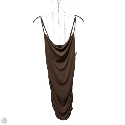 Dress Casual Short By Bobi In Brown, Size: M