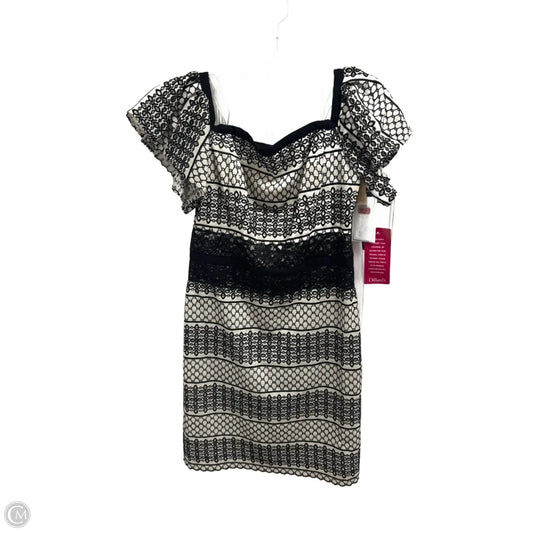Dress Designer By Halston In Black & White, Size: M