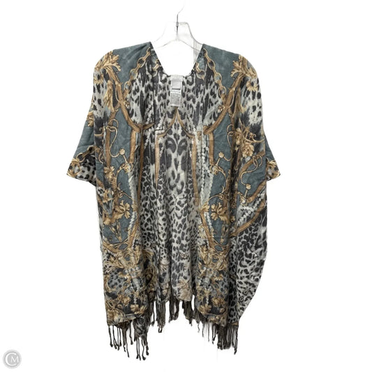 Shawl By Chicos In Animal Print, Size: Osfm
