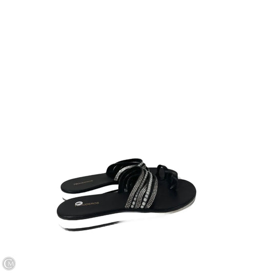 Sandals Flip Flops By Clothes Mentor In Black, Size: 9