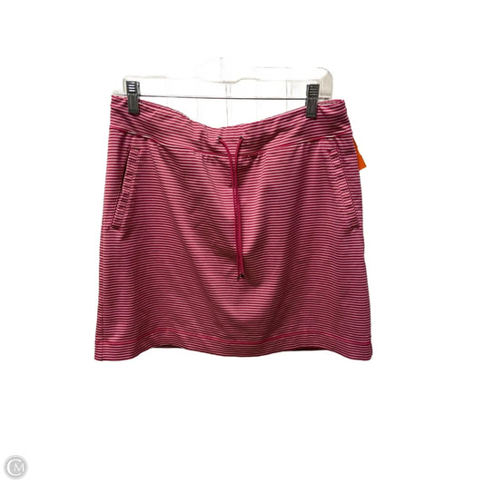 Skort By Chicos In Striped Pattern, Size: 8