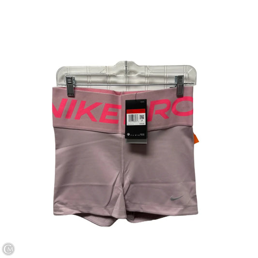 Athletic Shorts By Nike In Pink, Size: L