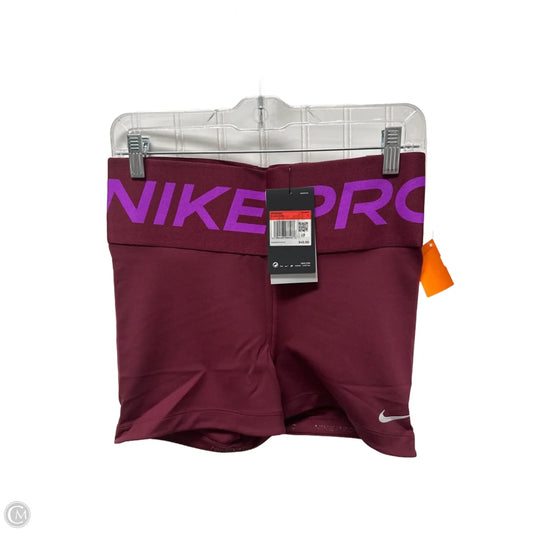 Athletic Shorts By Nike In Purple, Size: L